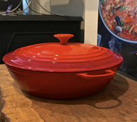 Image Cast Iron Casserole Pot & Lid