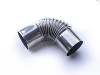 Image Stainless Steel Corrugated Tent Elbows